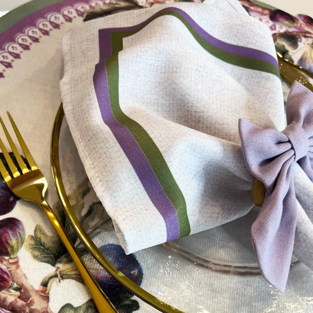 Lavander Fancy Napkin Holder