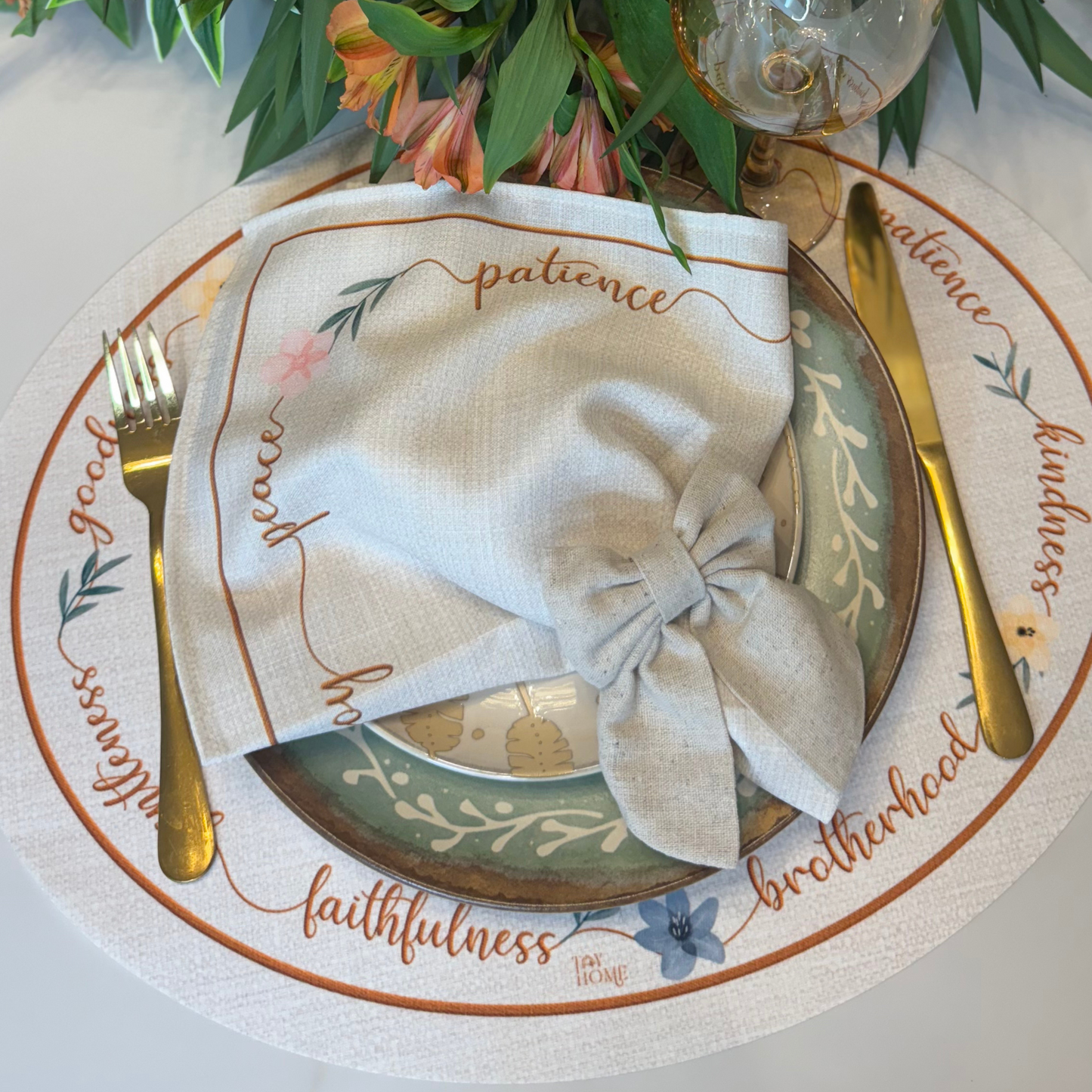 Gratitude & Virtues Placemat