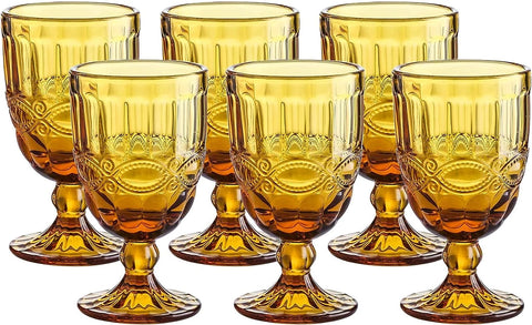 Golden Vintage Glass