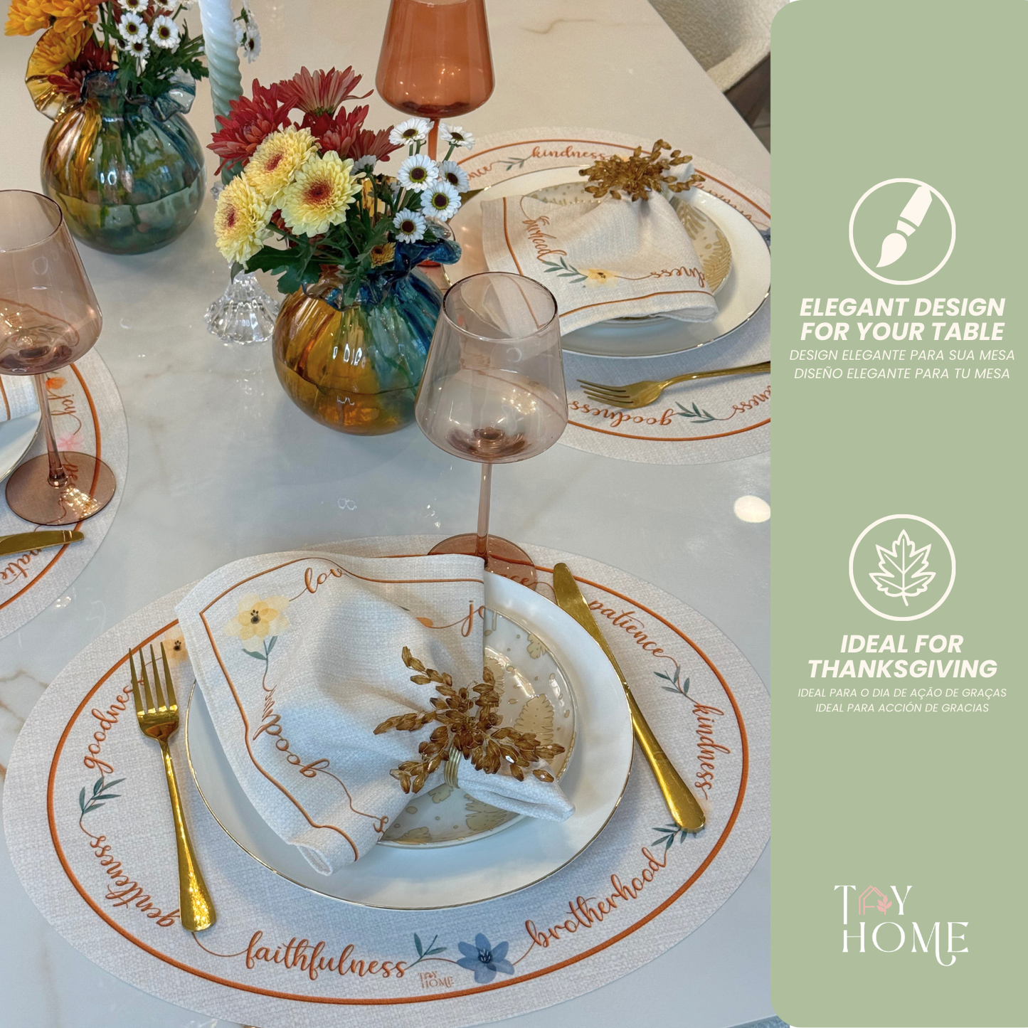 Gratitude & Virtues Placemat