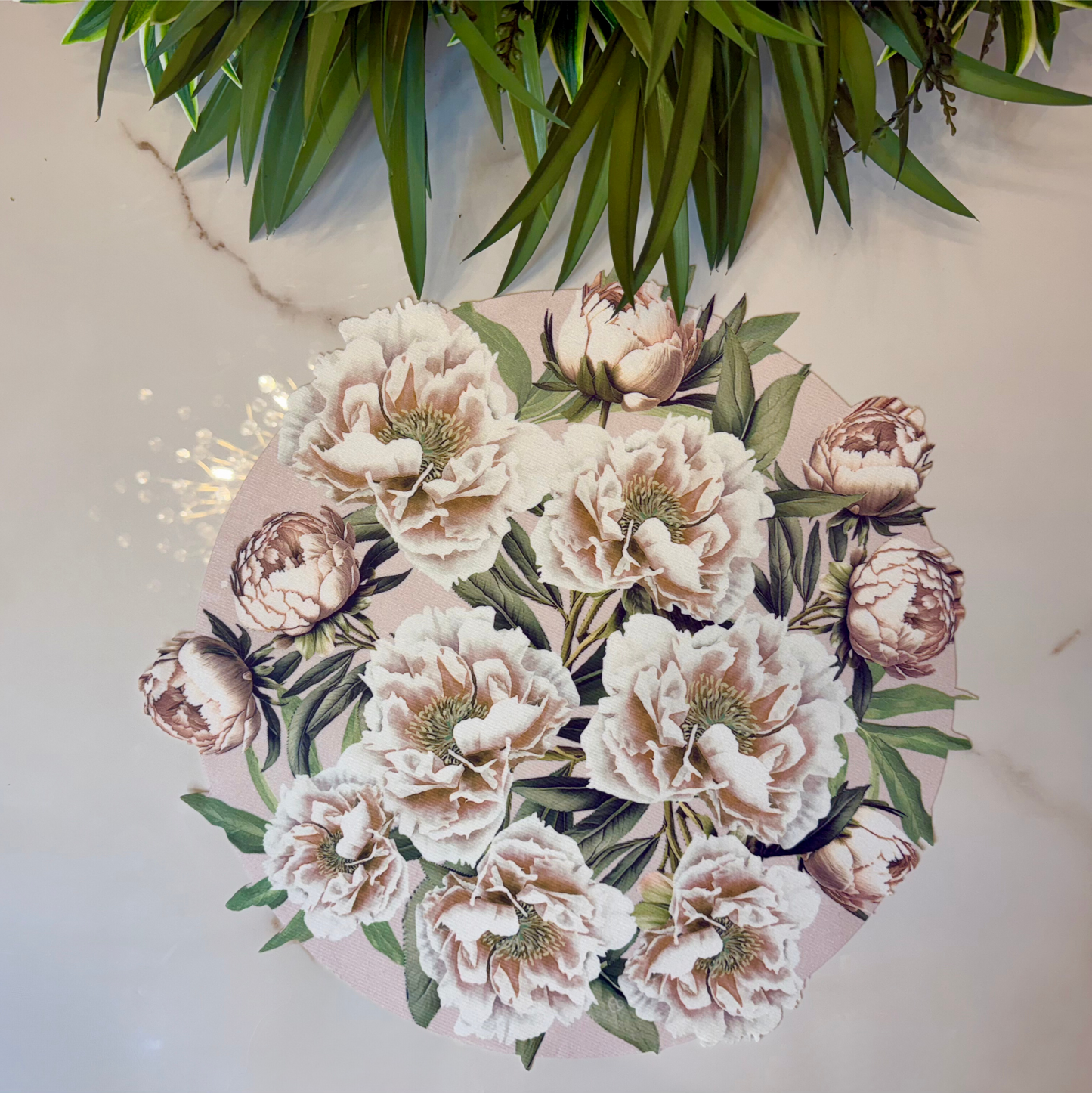 Peony Floral Placemat