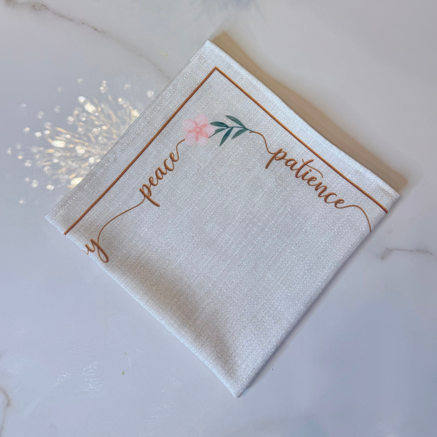 Words of Autumn Cloth Napkin