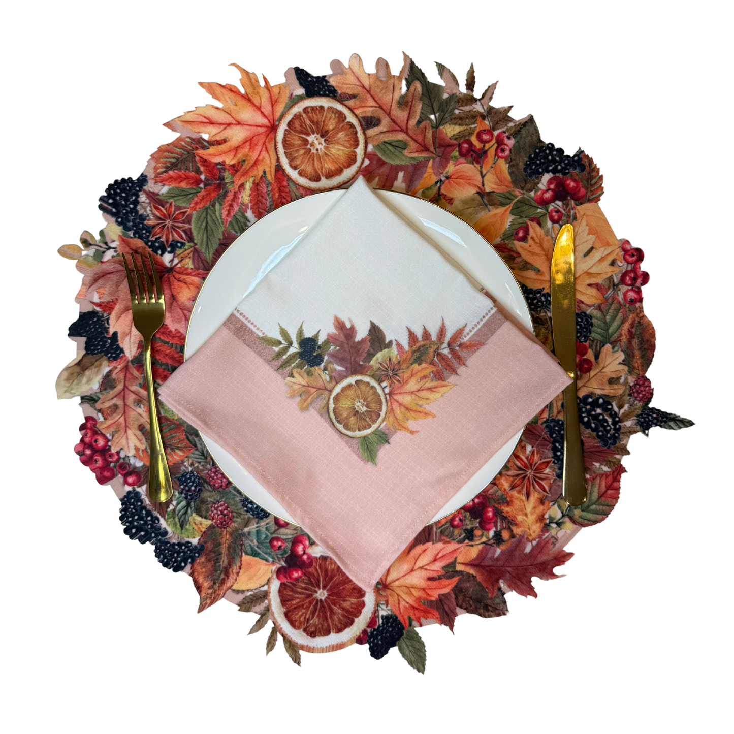 Autumn Fall Wreath Placemat