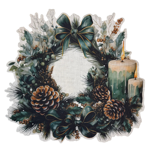 Candle Wreath Placemat