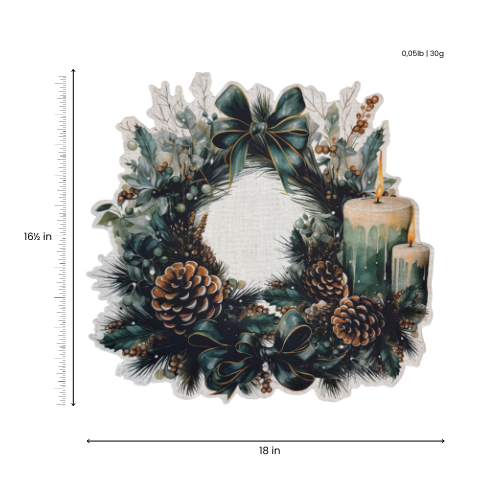 Candle Wreath Placemat