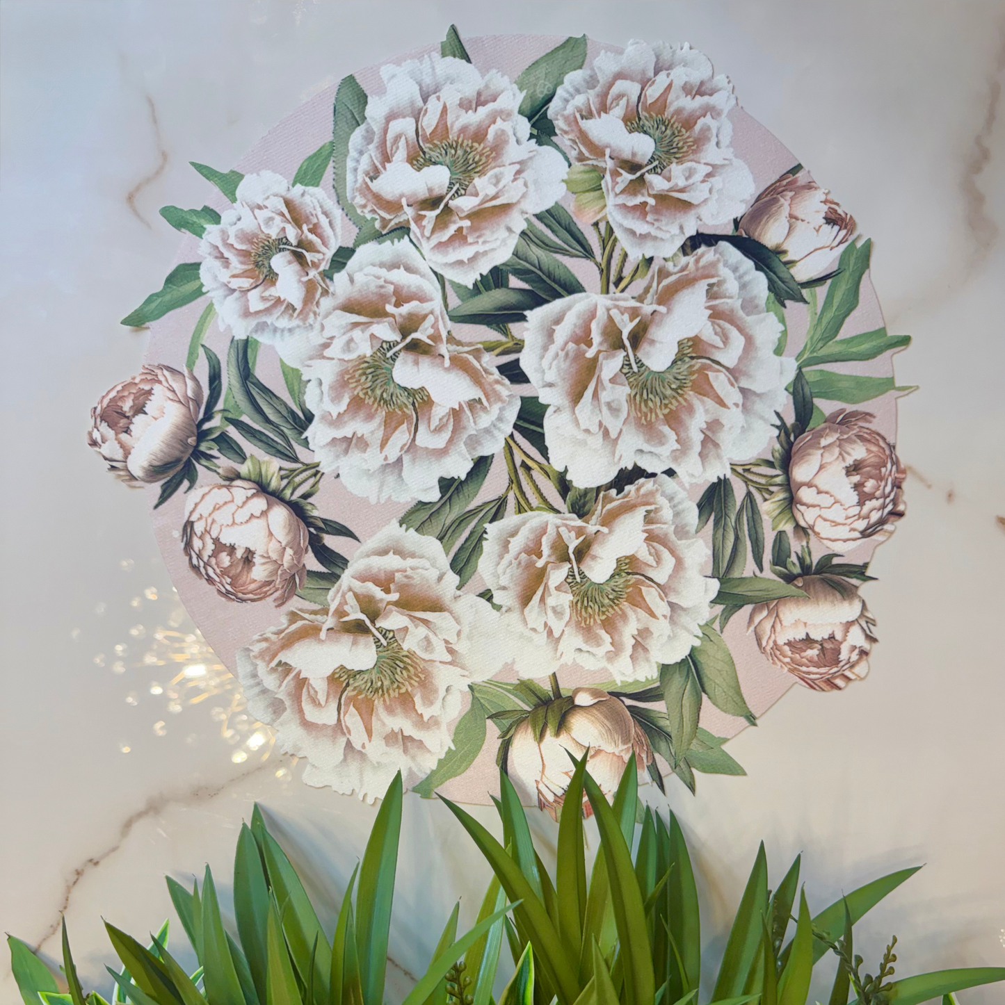 Peony Floral Placemat