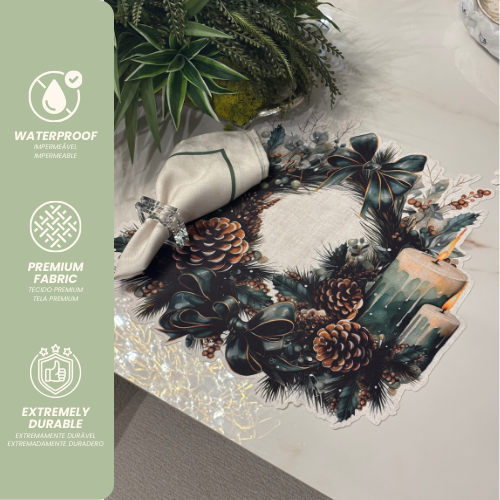 Candle Wreath Placemat