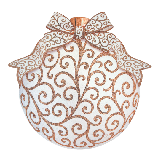 Gold Christmas Ornament Placemat