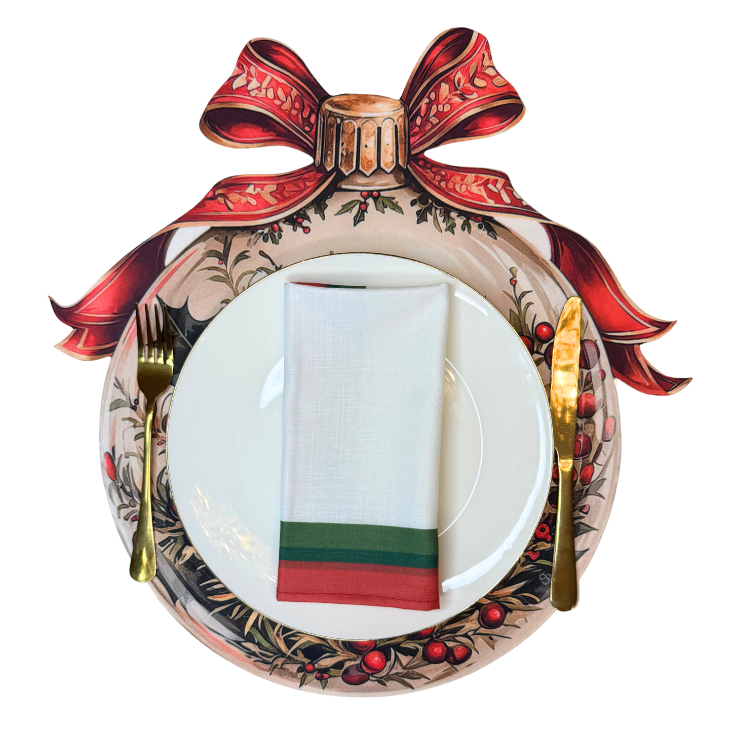 Holly Christmas Placemat