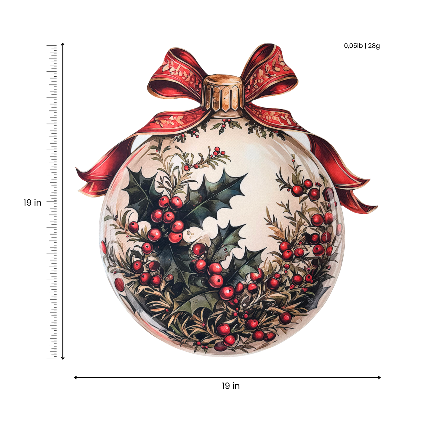 Holly Christmas Placemat