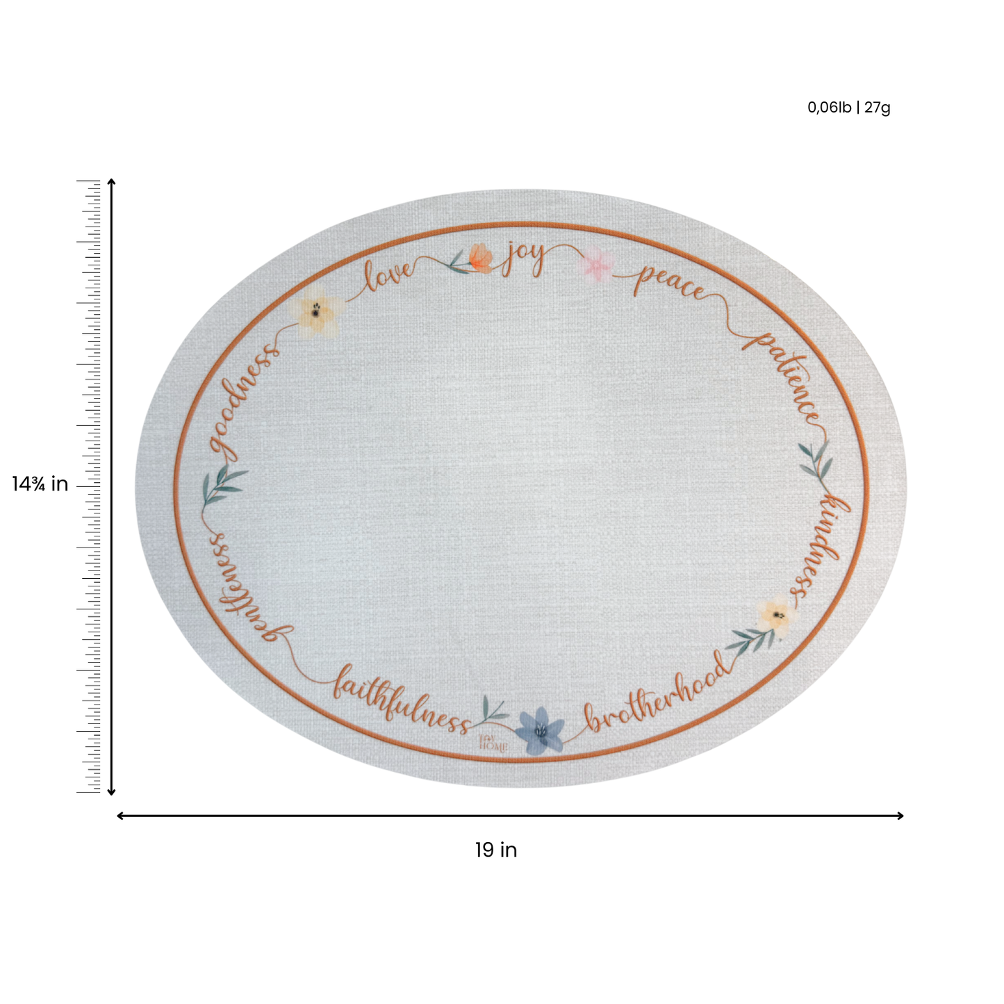 Gratitude & Virtues Placemat