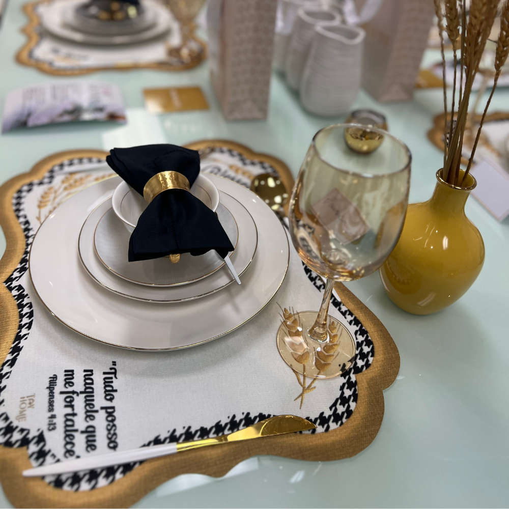 Blessed Bible Verse Velvet Placemat