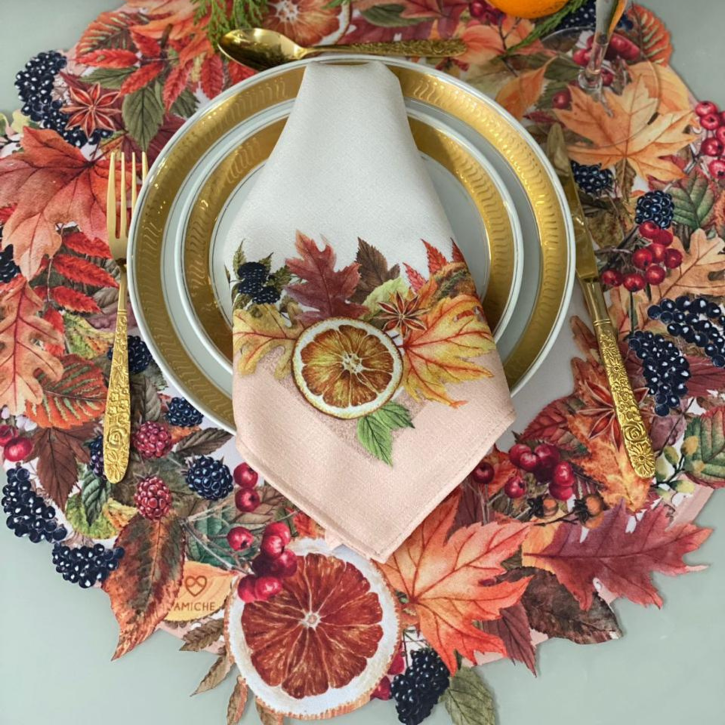 Fall Wreath Placemat
