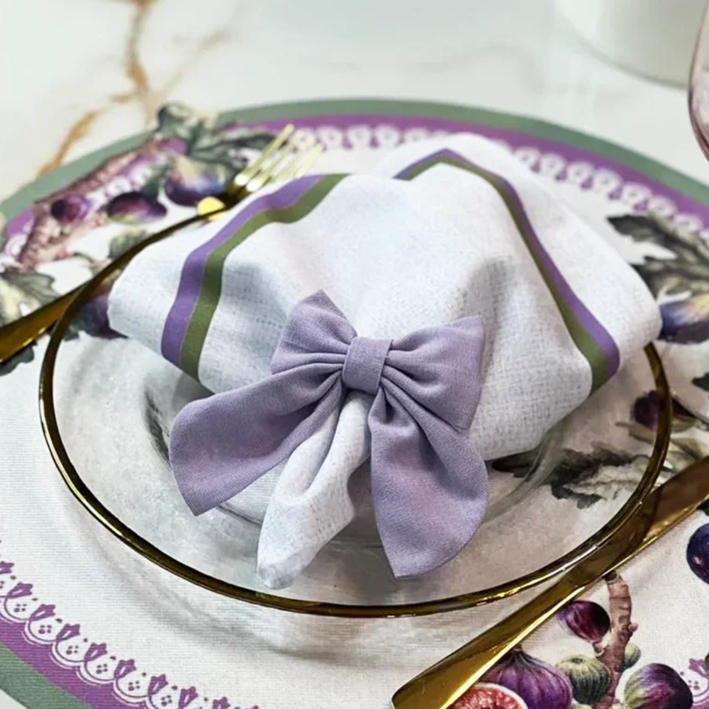 Lavander Fancy Napkin Holder