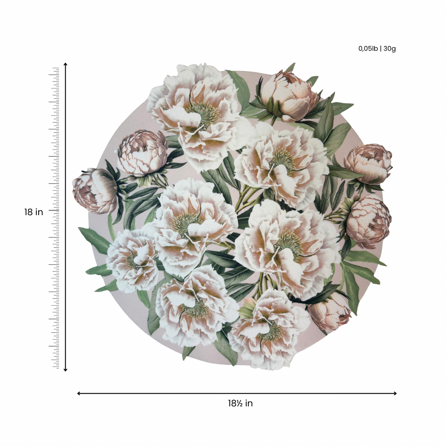 Peony Floral Placemat