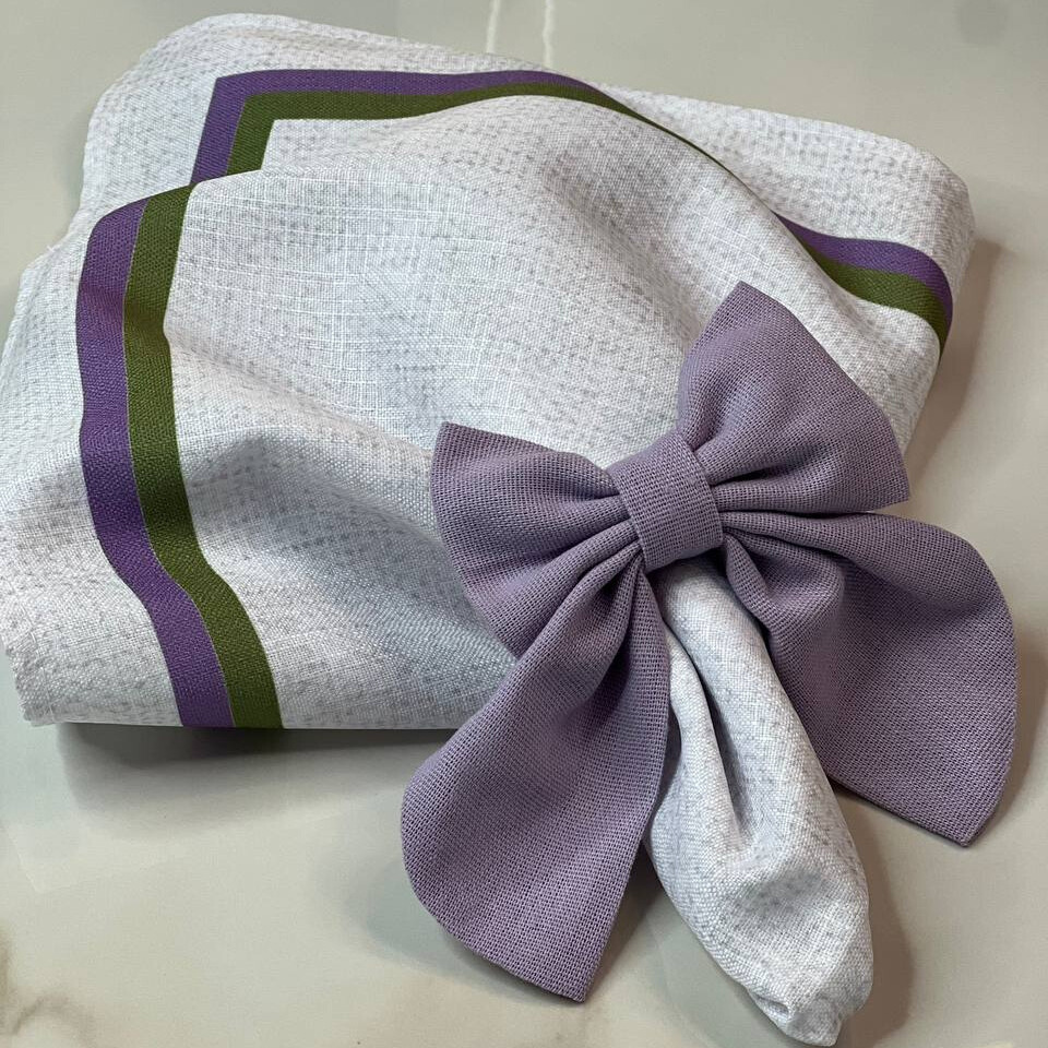 Lavander Fancy Napkin Holder
