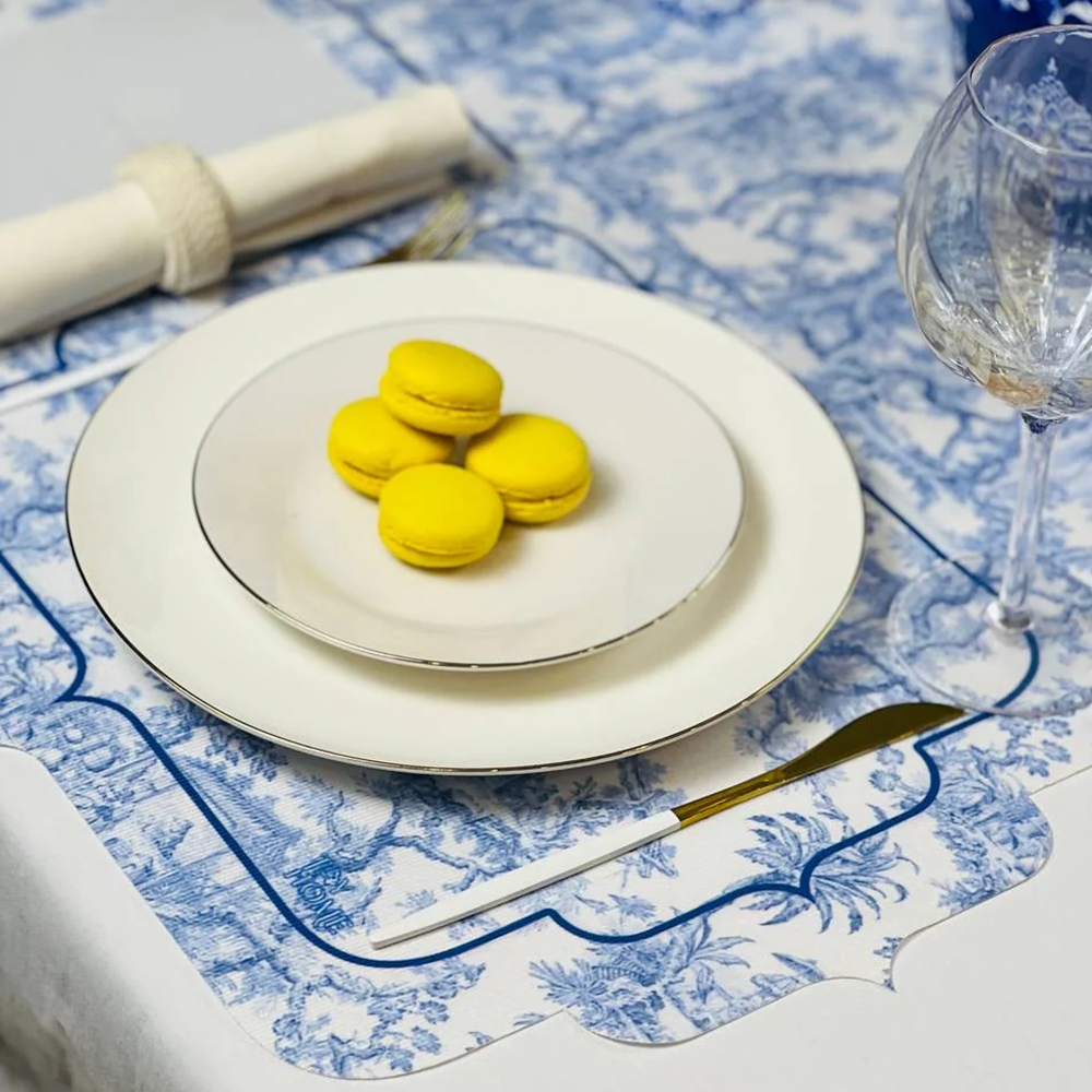 Toile de Jouy Blue Placemat