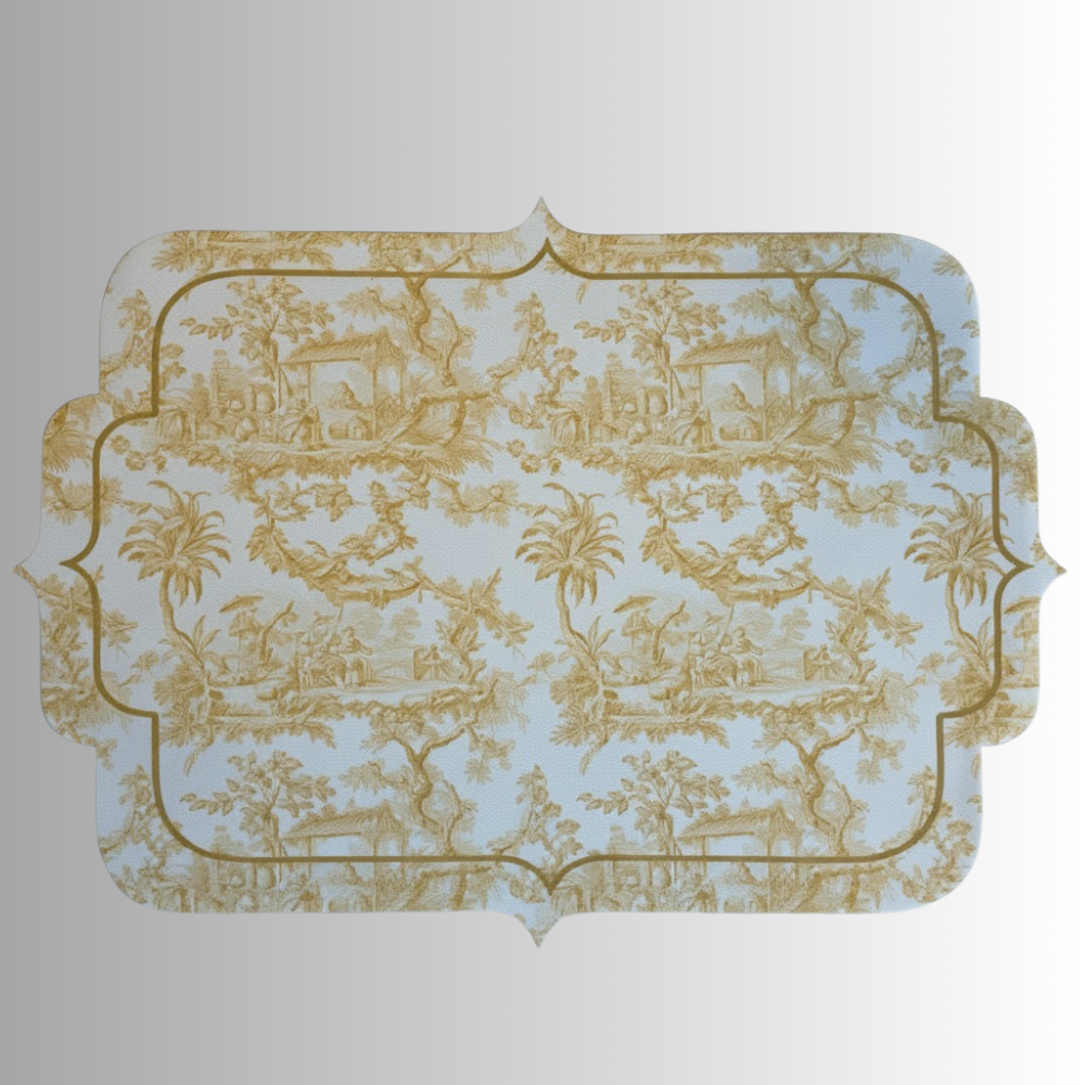 Toile de Jouy Yellow Placemat