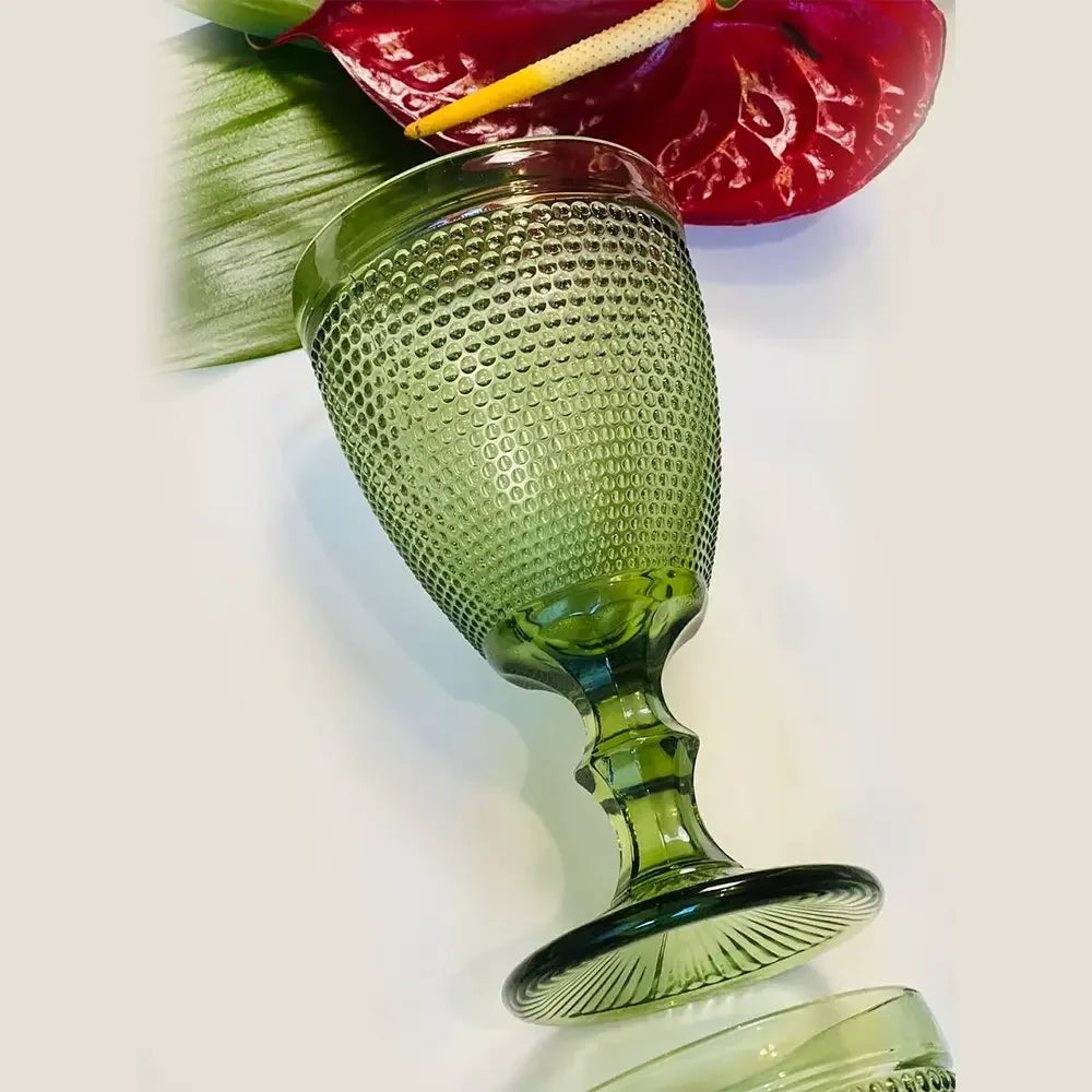 Vintage Wine Glass Set of 8