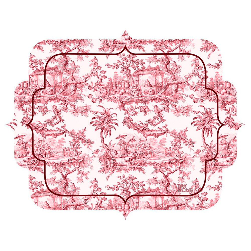 Toile de Jouy Marsala Placemat