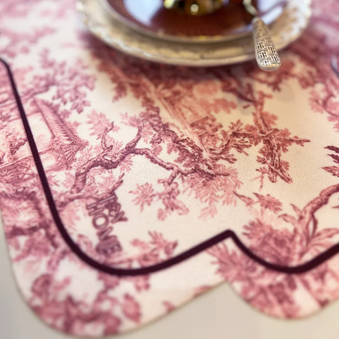 Toile de Jouy Marsala Placemat