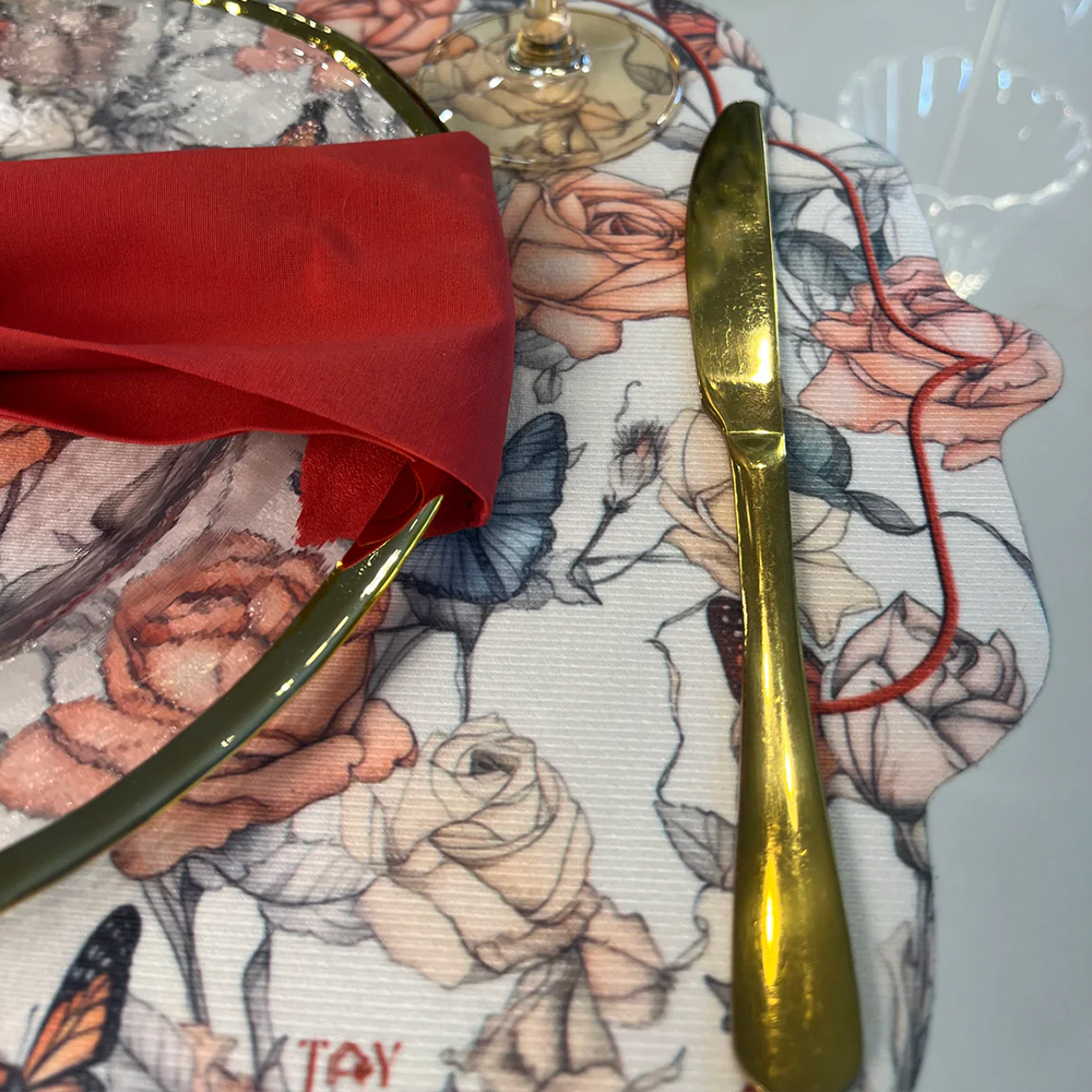 Butterfly Orange Provence Placemat