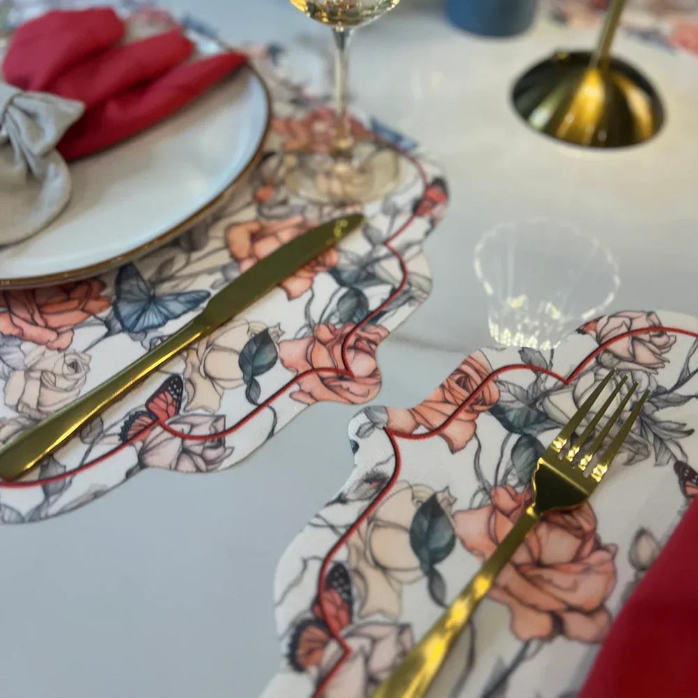 Butterfly Orange Provence Placemat