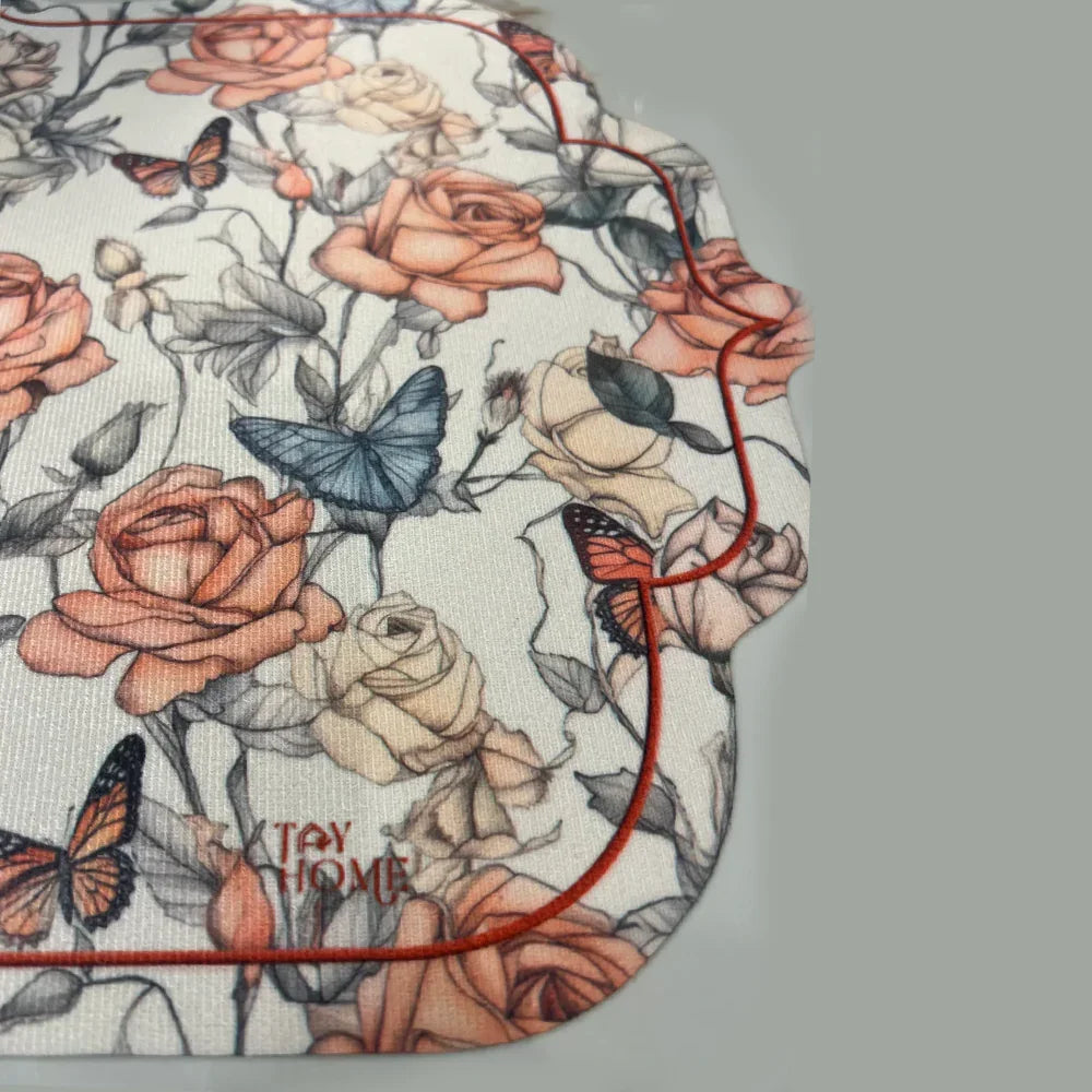 Butterfly Orange Provence Placemat