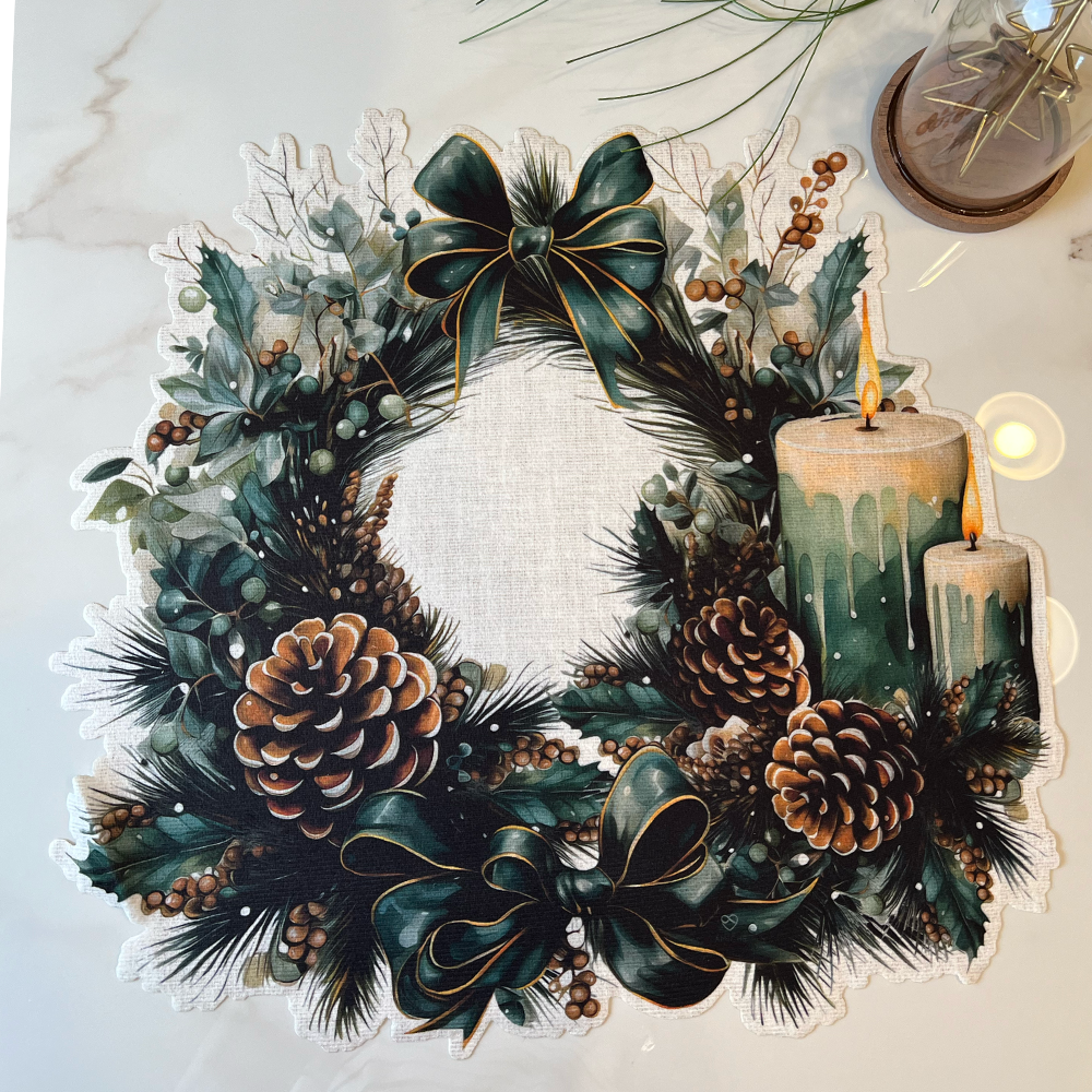 Christmas Candle Placemat