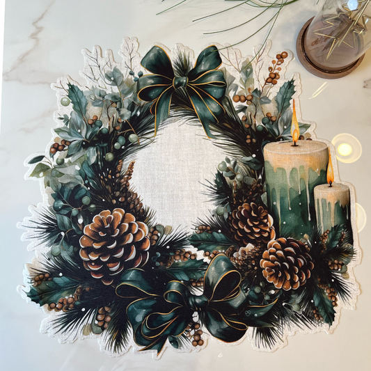 Christmas Candle Placemat